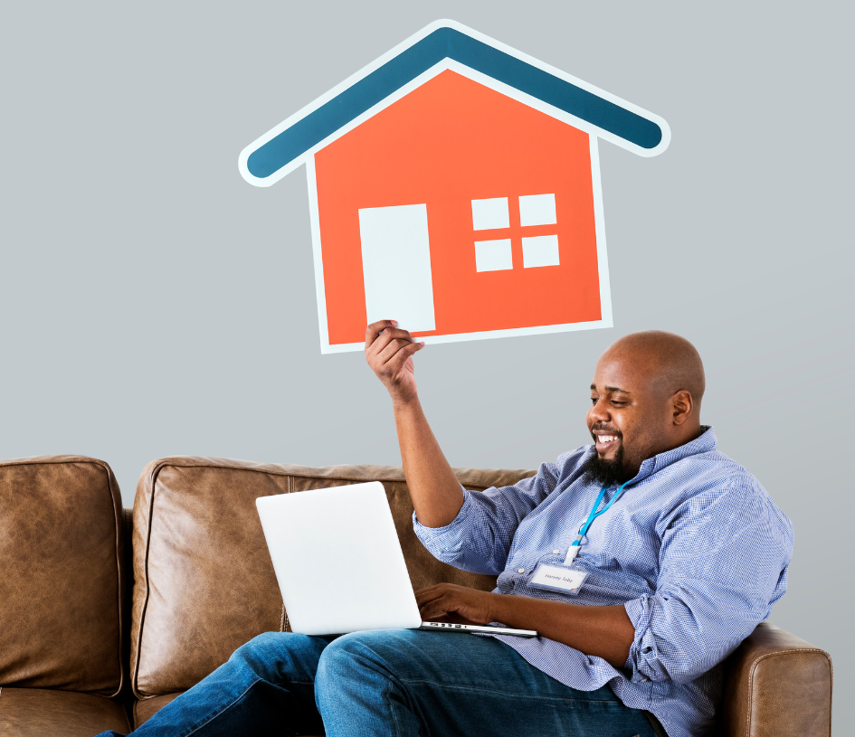 Couple with house